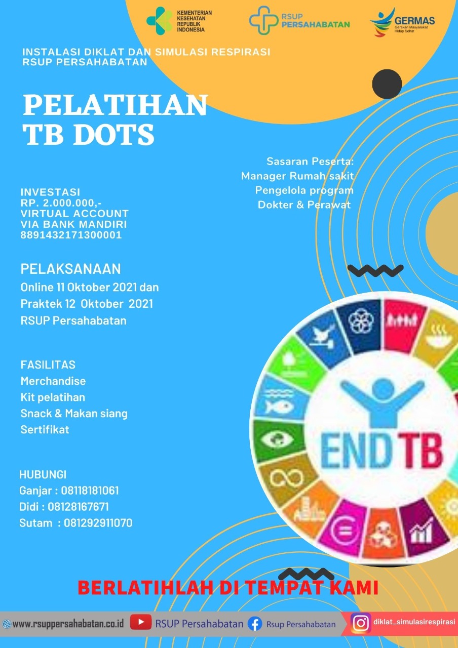 Pelatihan TB Dots tanggal 11-12 Oktober 2021