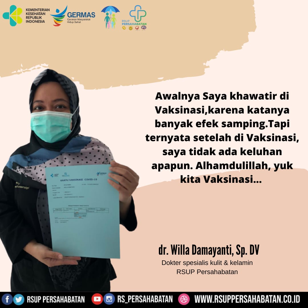 jangan khawatir untuk di vaksinasi, yuk kita vaksinasi.....