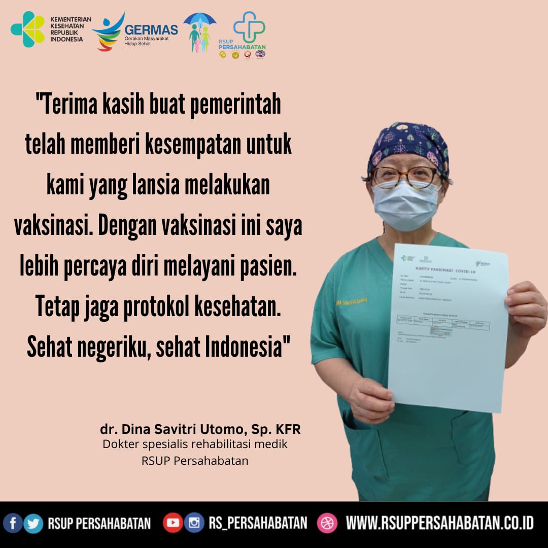 terima kasih buat pemerintah telah memberikan kesempatan untuk kami yang lansia melakukan vaksinasi